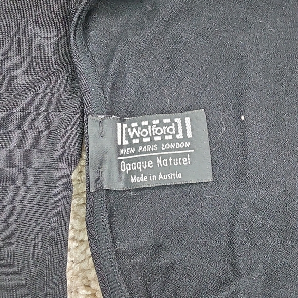 WOLFORD L49318 Colorado String-Body Turtleneck Black Bodysuit Size M - Picture 6 of 8